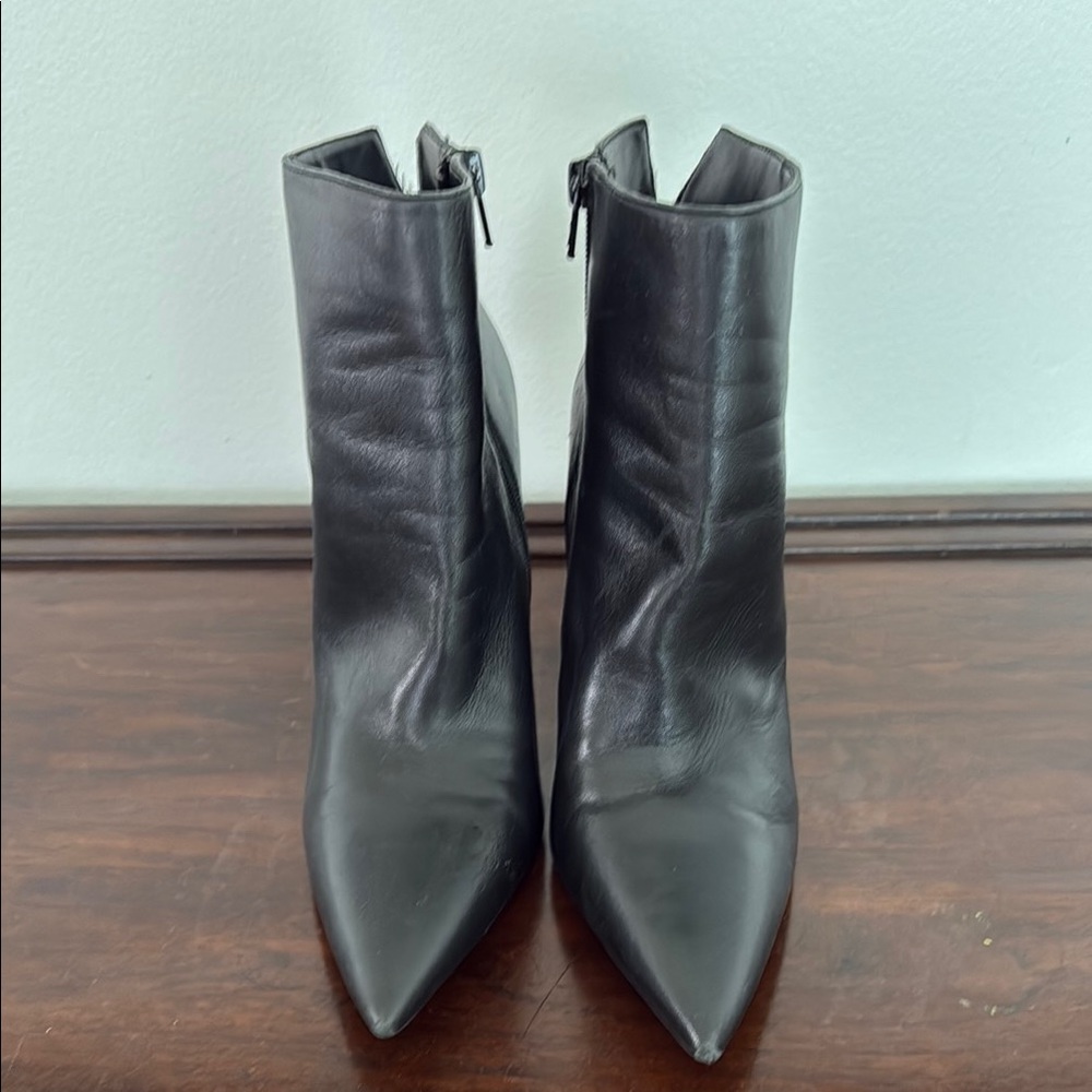 Aldo Black Ankle Booties Sleek Modern Design